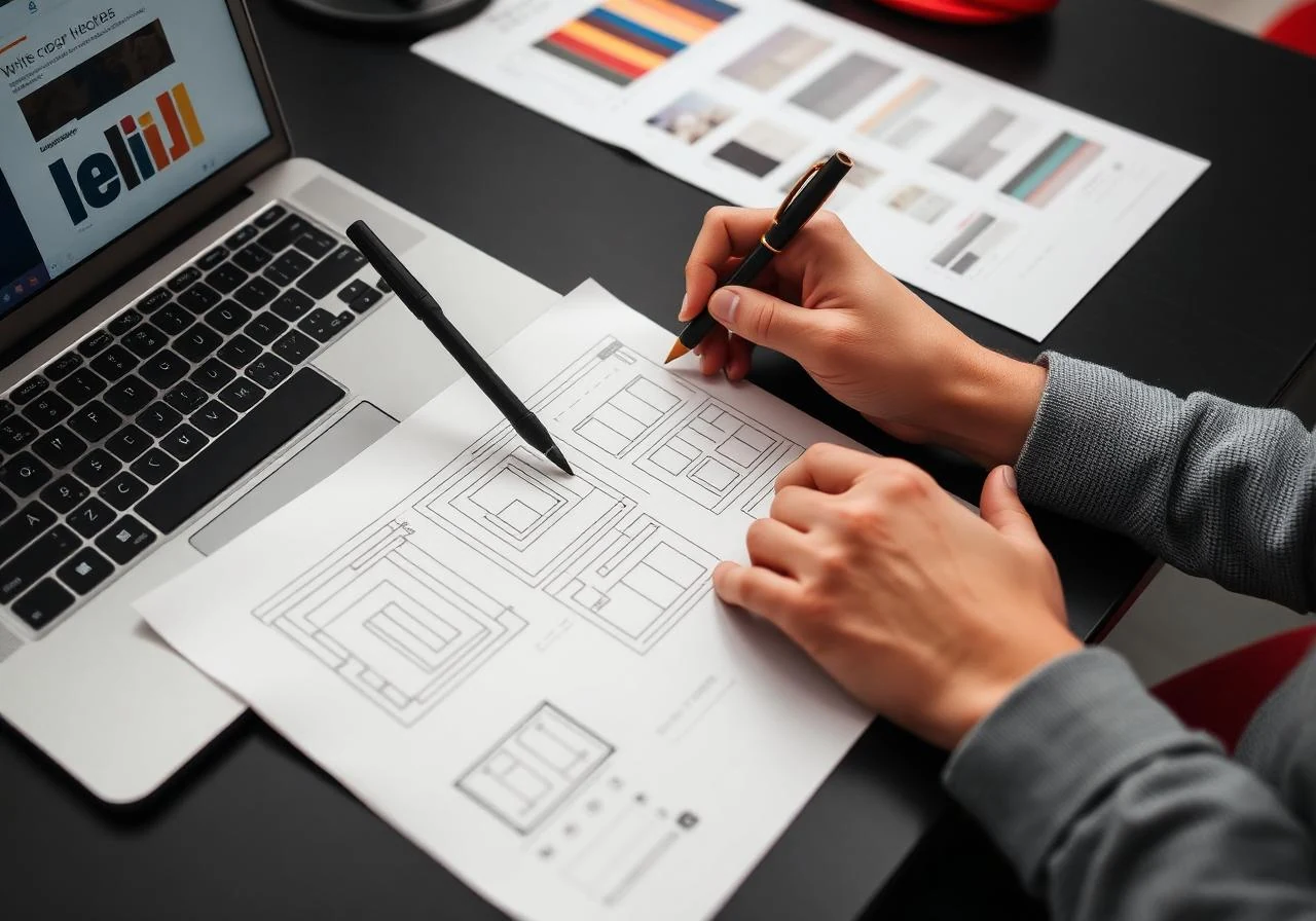 Brendigo proces — wireframe i moodboard