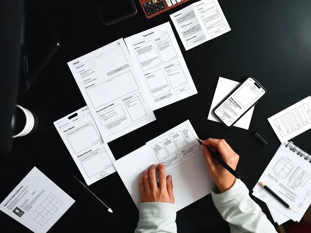 Wireframe process