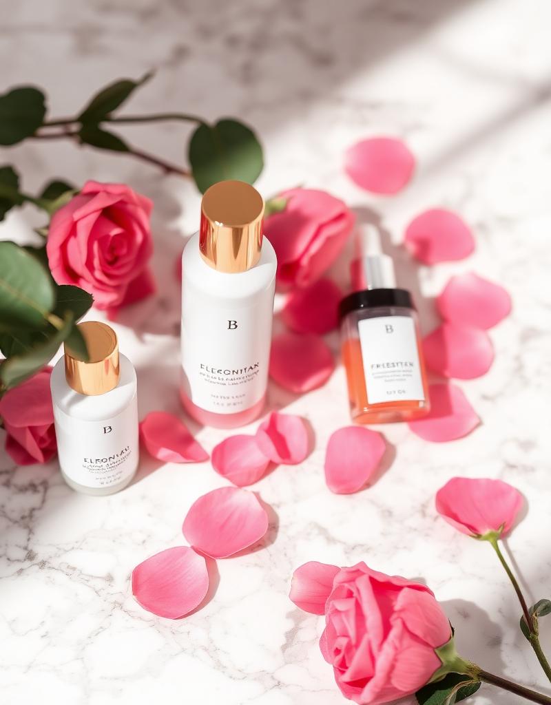 Luxury skincare products